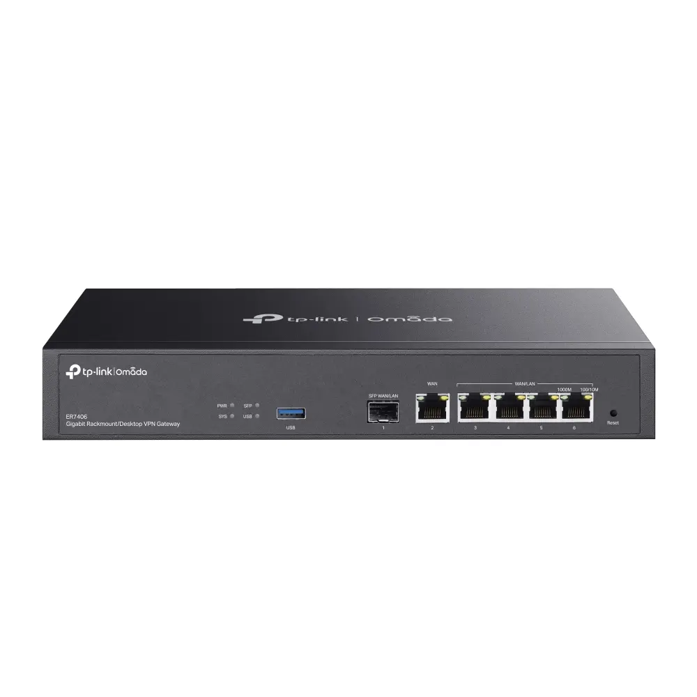 Omada ER7406 Gigabit Rackmount/Desktop VPN Gateway